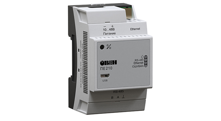 ПЕ210. Шлюз сетевой для доступа к сервису OwenCloud RS-485 <-> Ethernet в Украине - фото 2